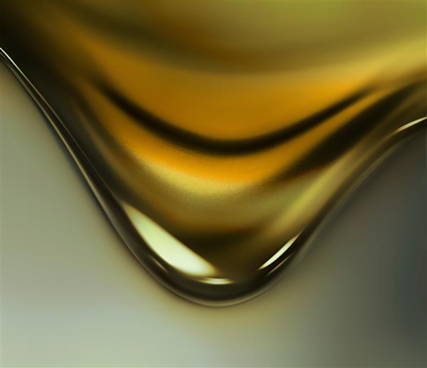 قطره قطره طلایی کلوزآپ تمام صفحه تصویر سه بعدی
