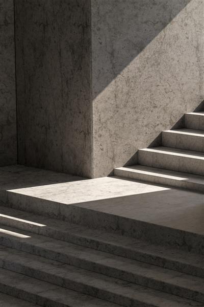 عکس‌های عریض انتزاعی عکاسی هنری زیبا از سنگ گرانیت یا پله‌های سیمانی و پله‌های سیاه و سایه