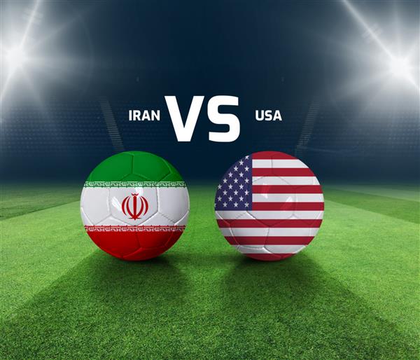 قالب مسابقه فوتبال ایران و آمریکا قالب روز مسابقه