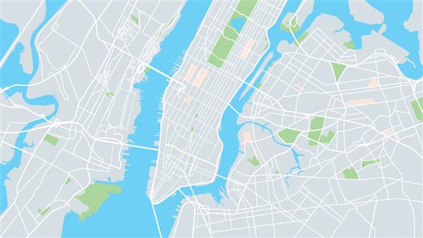 نقشه شهر نیویورک