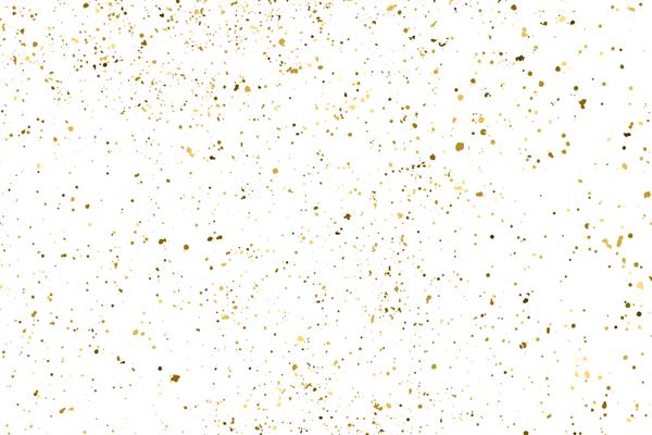 بافت طلایی براق جدا شده روی سفید رنگ ذرات کهربا پس زمینه جشن انفجار طلایی کنفتی عنصر طراحی تصویر تولید شده به صورت دیجیتالی تصویر وکتور Eps 10