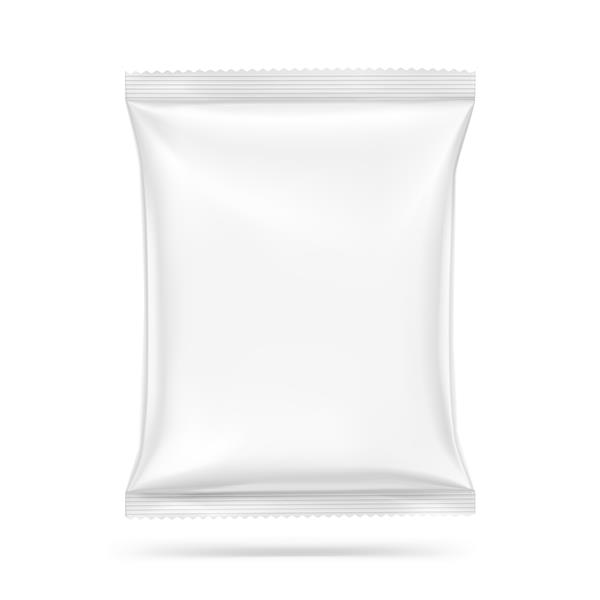 کیسه بالش اسنک غذا جدا شده در پس زمینه سفید تصویر وکتور می تواند برای قالب طراحی تبلیغاتی تبلیغاتی شما استفاده شود EPS10