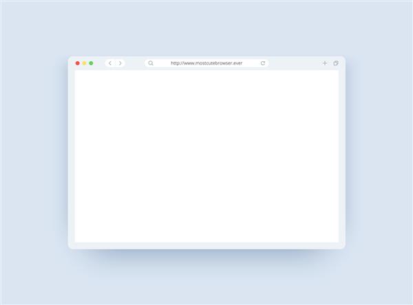 قالب مرورگر با تم سبک برای وب سایت لپ تاپ و رایانه تنظیم شده است مفهوم پنجره مرورگر برای دسکتاپ پد و گوشی هوشمند ماکت برای نمایش وب سایت شما در اینترنت