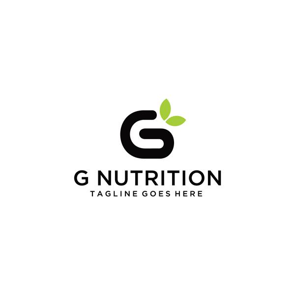 طراحی لوگوی مدرن خلاقانه برای الگوی علامت تغذیه G