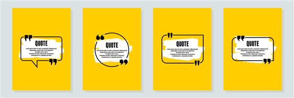 مجموعه ای از قالب بنر مینیمال مربعی قابل ویرایش رنگ زمینه سیاه و زرد با شکل خط راه راه مناسب برای پست رسانه های اجتماعی و تبلیغات اینترنتی اینترنتی تصویر وکتور با کالج عکس