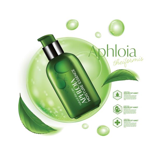 Aphloia Theiformis چای مالاگاسی Moisture Essence Natural Skin Care Cosmetic