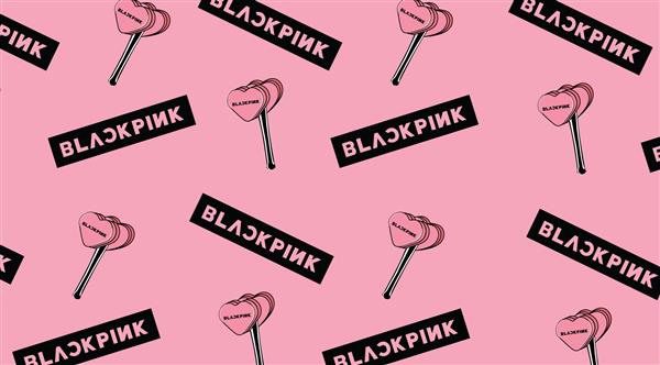 Blackpink Pattern Background Lightstick kpop