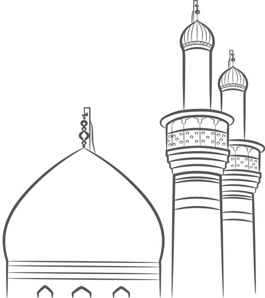 حرم امام علی معروف به مسجد علی واقع در نجف عراق