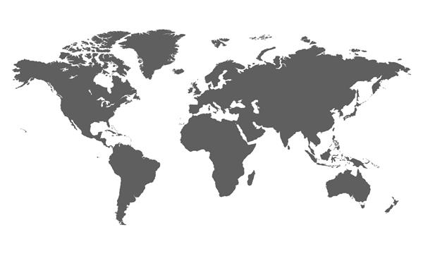 نقشه جهان الگوی نقشه خاکستری برای الگوی وب سایت تصویر وکتور از زمین مسطح جدا شده در پس زمینه سفید نماد نقشه جهان سیلوئت کره مسطح سطح قاره ها طراحی ساده