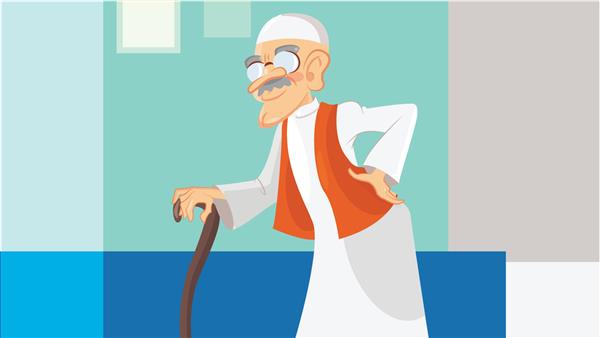 پیرمرد عربی بزرگتر عربی