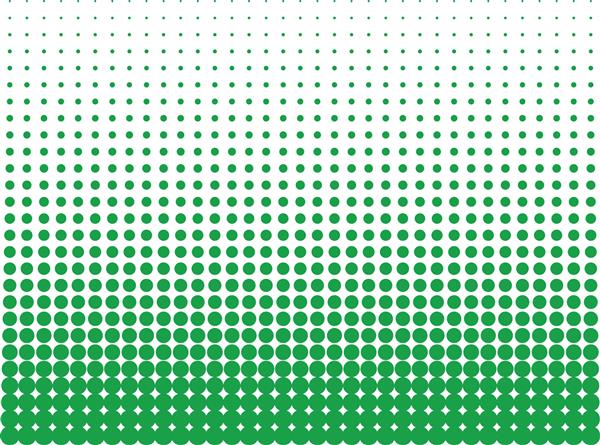 وکتور دایره سبز برای الگوسازی نقطه‌گذاری بافت پالت‌سازی و قالب‌بندی