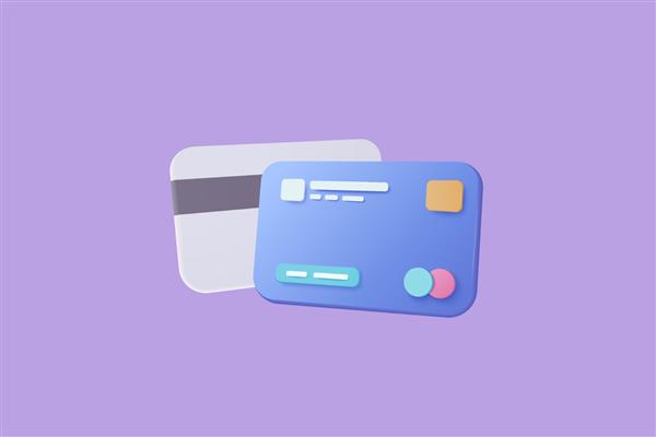 امنیت مالی پول کارت اعتباری سه بعدی برای خرید آنلاین کارت اعتباری پرداخت آنلاین سه بعدی با مفهوم محافظت از پرداخت وکتور رندر سه بعدی برای امور مالی کسب و کار بانکداری آنلاین و خرید آنلاین
