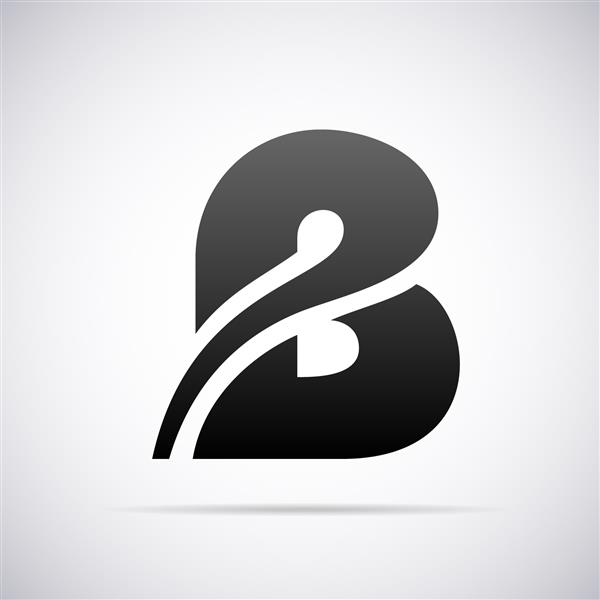 وکتور آرم برای الگوی طراحی حرف B