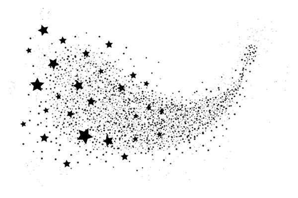 تصویر ستاره درخشان دایره غبار درخشش چراغ ها