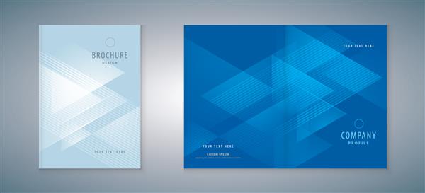 گزارش سالانه طراحی جلد بروشورهای قالب وکتور بروشور ارائه بروشور کارت دعوت مجله