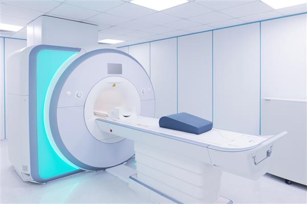 MRI - دستگاه اسکن رزونانس مغناطیسی در بیمارستان تجهیزات پزشکی و مراقبت های بهداشتی