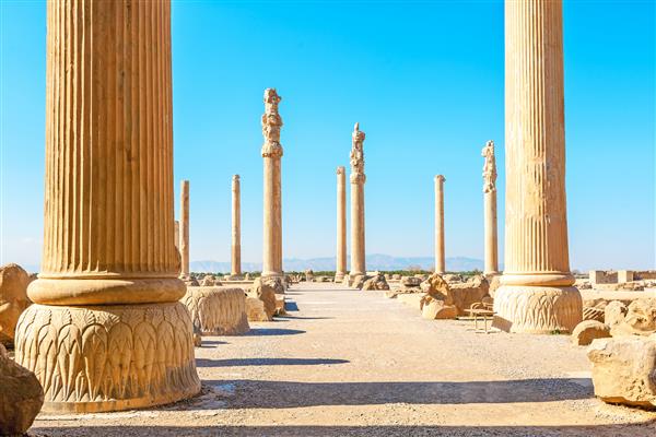 کاخ آپادانا توسط داریوش کبیر در ضلع غربی مجموعه تخت جمشید در شمال شرقی شیراز ساخته شده است تخت جمشید منجر به ثبت آن به عنوان میراث جهانی یونسکو شده است