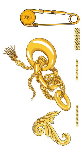 طلای زنجیر باروک