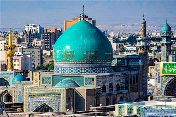 شهر مقدس مشهد در شمال شرق ایران 18 آوریل 2018 مسجد گوهرشاد که حرم امام رضا ع است