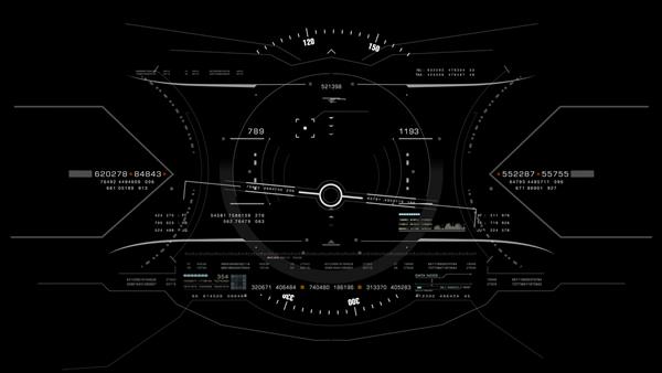 نمایشگر گرافیکی ابزار هولوگرافیک کابین خلبان هواپیمای جنگنده