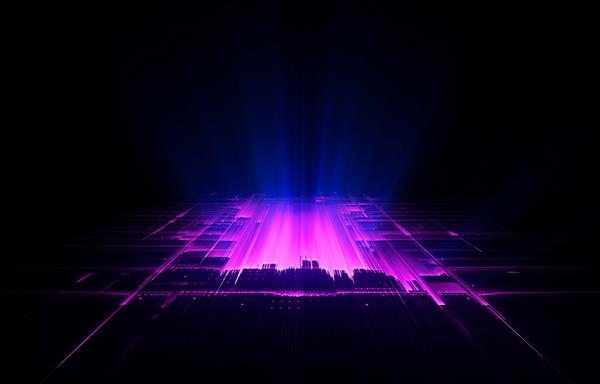 تریبون خالی پانل دیسکو نمای پرتوها نمایش جشن جادویی سبک ورزشی فضای روشن مربع ایستاده مرحله زنده فضای نمایشگاه هسته مکان نمایشی رندر سه بعدی صحنه چک گلینت تابش نور بلوک های روشن