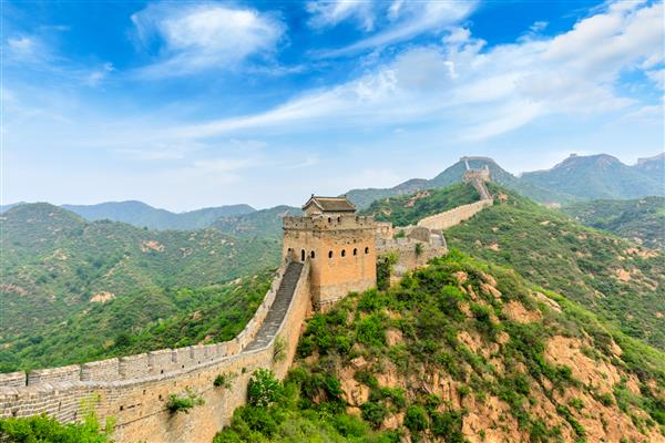 دیوار بزرگ چین در جینشانلینگ