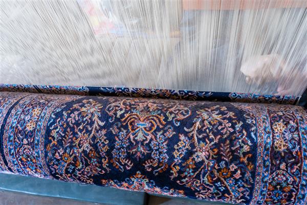 بافت فرش دستباف ایرانی سنتی کشمیری صنعت بافندگی بومی بافندگان ماهر کاشمری با کیفیت بالا است