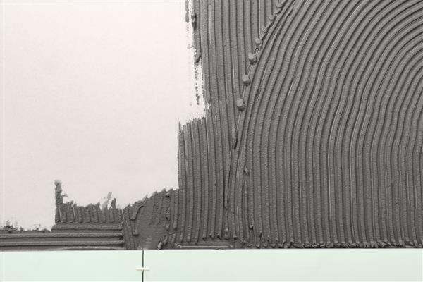 مخلوط چسب و کاشی و سرامیک روی دیوار نمای بالا فضایی برای متن