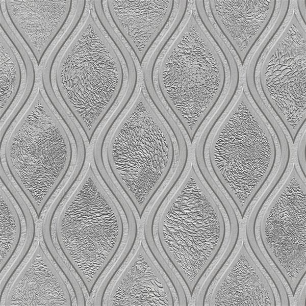 حکاکی الگوی امواج روی بافت بدون درز پس زمینه الگوی تکه تکه رنگ خاکستری بافت گچ تصویر سه بعدی