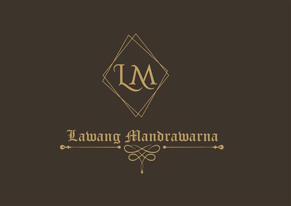 طراحی لوگوی لاوانگ ماندراوارنا برای برگزار کننده عروسی