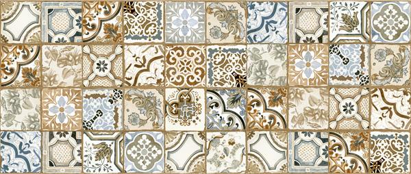 دکوراسیون دیوار کاشی های سرامیکی قدیمی و پس زمینه پس زمینه سیمانی کاشی تزئینی azulejo