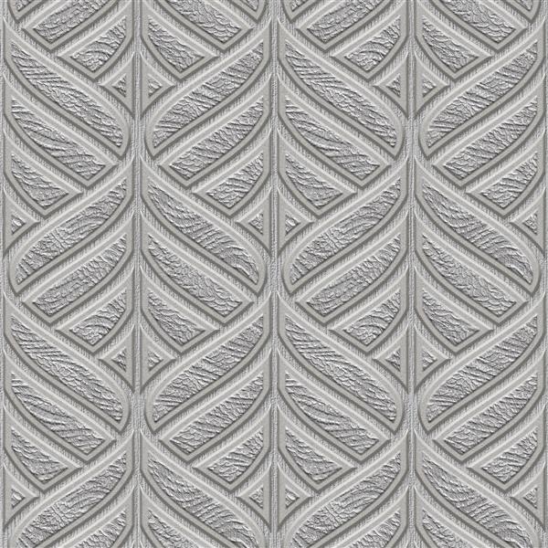 حکاکی الگوی امواج روی بافت بدون درز پس زمینه گرانج الگوی تکه تکه رنگ خاکستری بافت دیوار گچی تصویر سه بعدی