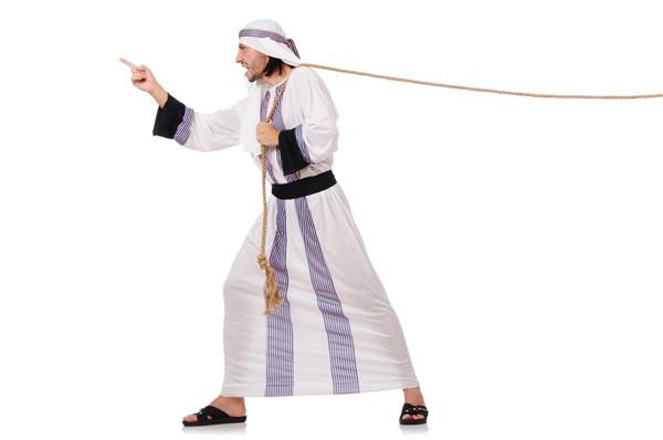 مفهوم مرد عرب در طناب کشی