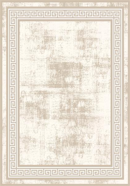 فرش بافت بافت بافت فرش هندسی رنگارنگ پس زمینه کثیف انتزاعی قدیمی گرانج با قاب یونانی و طرح زینتی پارچه ورساچه