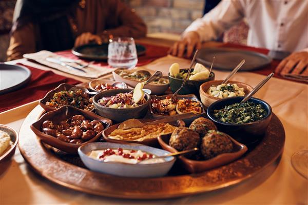 انواع غذاهای عربی در افطار سنتی ماه مبارک رمضان