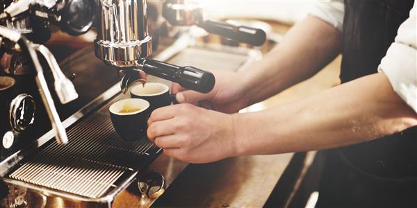 مفهوم پورتافیلتر آسیاب قهوه ساز باریستا