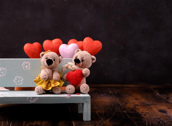 روز ولنتاین قلب عاشق پاریس زوج خرس عروسکی اسباب بازی های دست ساز پیشنهاد ازدواج سبک رمانتیک قدیمی یکپارچهسازی با سیستمعامل خانواده عروسی و دوستی تخته سیاه با گچ
