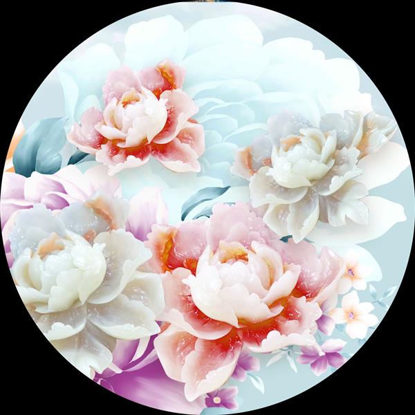 تصاویر سه بعدی زیبا از شکوفه های گل