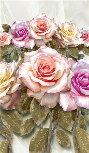 تصاویر سه بعدی از گل های زیبا