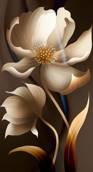 تصاویر سه بعدی از گل های زیبا