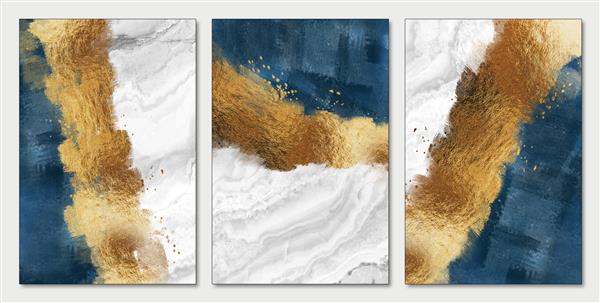 کاغذ دیواری سه بعدی انتزاعی مرمر برای دکور دیوار ژئود رزین و هنر انتزاعی هنر کاربردی مانند نقاشی ژئود آبرنگ پس زمینه طلایی آبی فیروزه ای و خاکستری