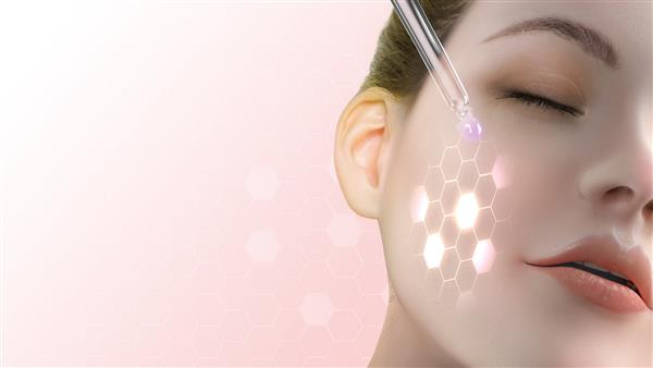 عملکرد سرم و ویتامین هایی که وارد پوست می شوند را نشان می دهد و به صورت سه بعدی رطوبت پوست را تامین می کند