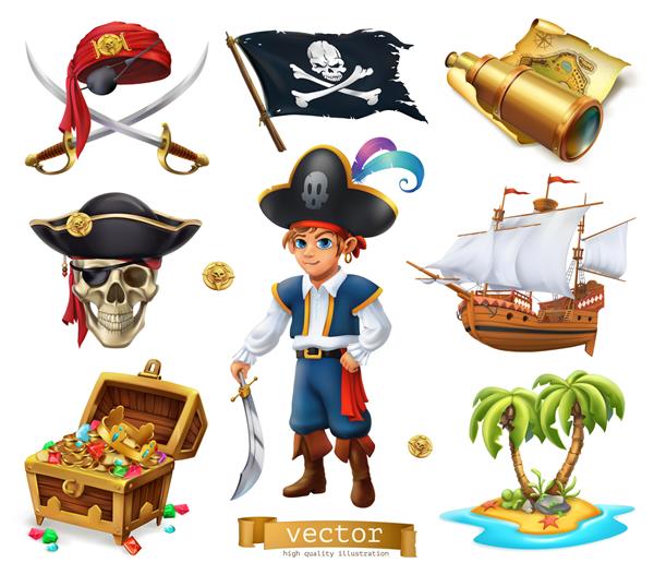 مجموعه عناصر دزدان دریایی