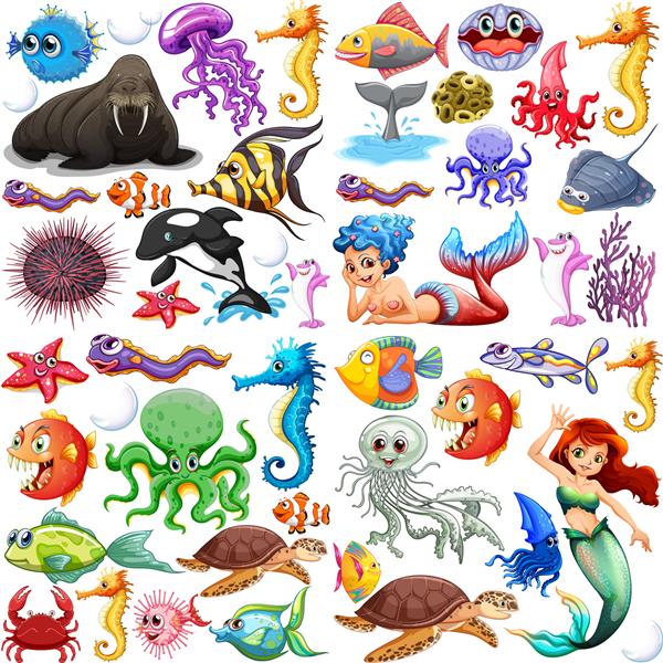 انواع حیوانات دریایی