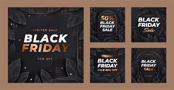 130 قالب استوری بلک فرایدی