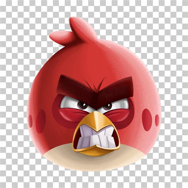 عکس قرمز عصبانی در پرندگان خشمگین