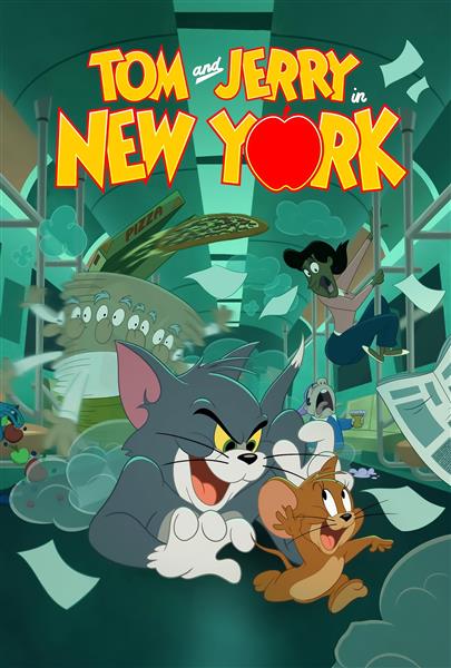 پوستر کارتون تام و جری در نیویورک