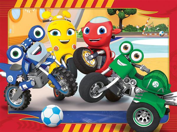 پوستر انیمیشن ریکی موتور قرمز و دوستانش