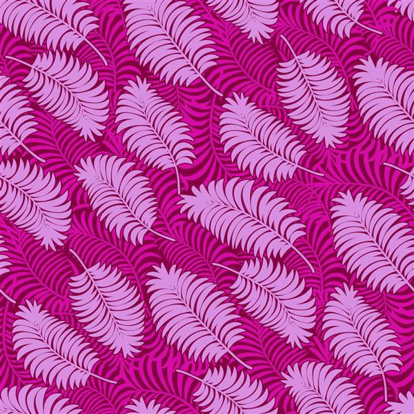 مجموعه ای از الگوهای استوایی با حداقل برگ های نخل