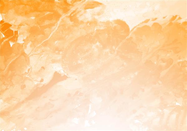 پس‌زمینه بافت آبرنگ زیبا به رنگ نارنجی